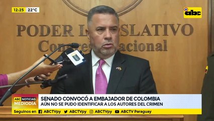 Reunión reservada de embajador con senadores