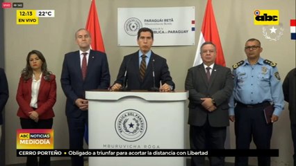 Mario Abdo se reunió con el equipo de seguridad