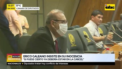 Erico Galeano insiste en su inocencia