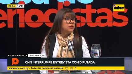 Celeste Amarilla comenta como fue la interrupción en CNN por mencionar a Horacio Cartes