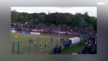 Disturbios entre hinchas de Luqueño en Atyrá