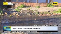 Cloaca a cielo abierto, sin solución