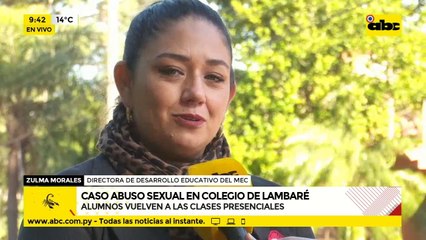 Alumnos vuelven a clases presenciales en colegio privado