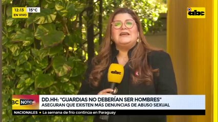 DD.HH: guardias no deberían ser hombres