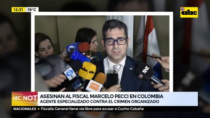 Caso asesinato al fiscal Marcelo Pecci en Colombia