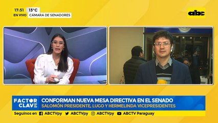 Conforman nueva Mesa Directiva: Salomón presidente, Lugo y Hermelinda Ortega como vicepresidentes