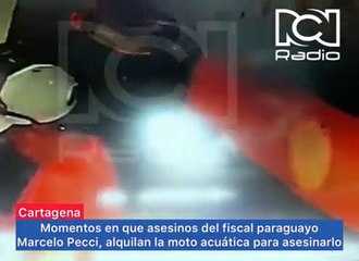 Vídeo: revelan imágenes de cuando los presuntos sicarios alquilaron la moto acuática