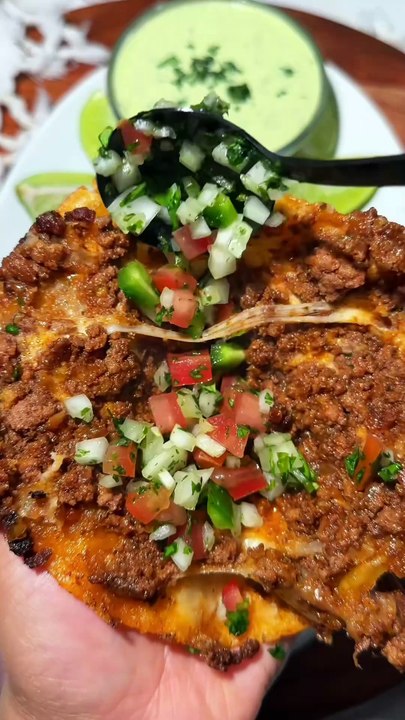 Crispy beef tacos