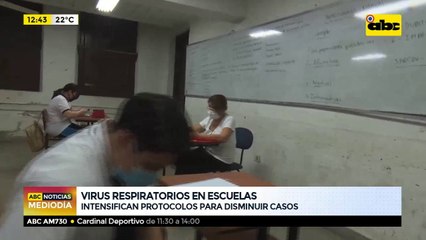 Virus respiratorios en escuelas