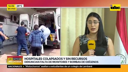 Hospitales del interior colapsados y sin recursos