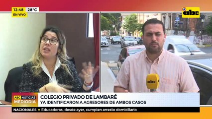 Colegio privado de Lambaré: identificaron a agresores de ambos casos
