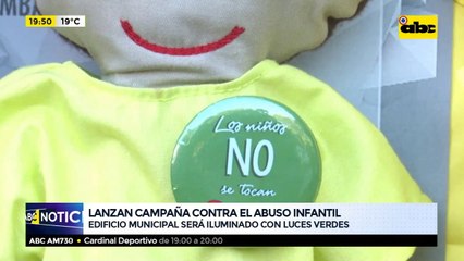 Junta Municipal de Asunción lanza campaña contra el abuso infantil denominado "Lazo Verde"