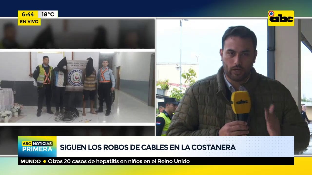 Siguen los robos de cables en la costanera