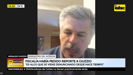 Fiscalía habría pedido reporte a Giuzzio