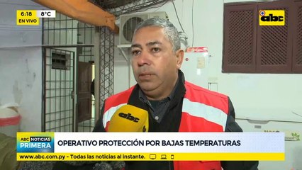 Operativo protección por bajas temperaturas