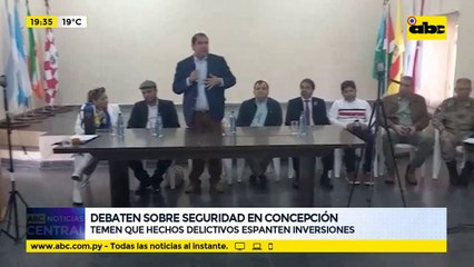 Debaten sobre seguridad en Concepción: Temen que hechos delictivos espanten inversiones