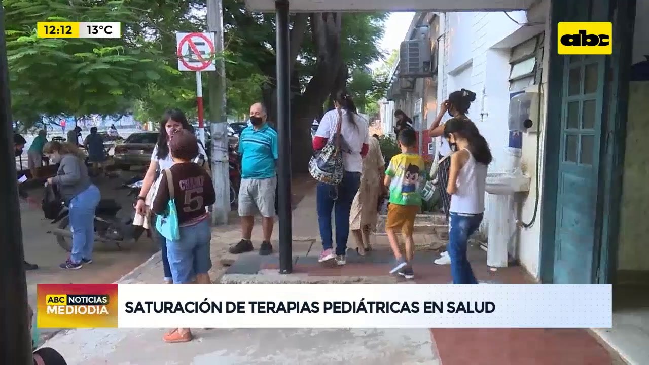 Saturación de terapias pediátricas en Salud