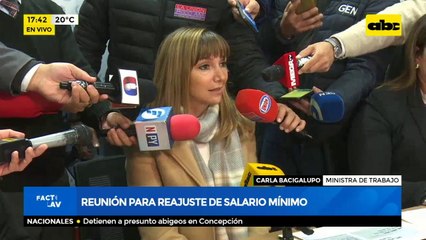 Salario Mínimo sería de G.2.550.307: CONASAM propuso al Ejecutivo reajuste del 11,4%