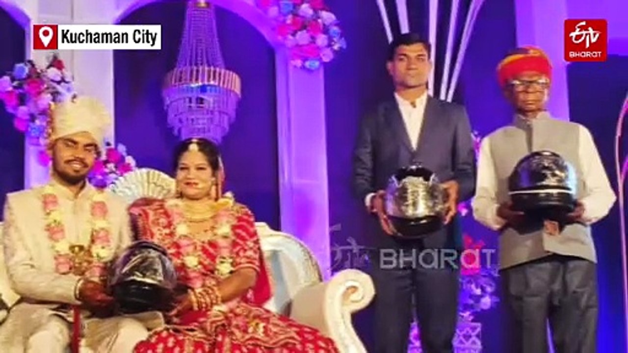 Rajasthan Wedding Goes Viral: Family Gifts Helm...