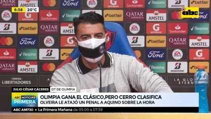 Cáceres, satisfecho por lo que mostraron sus dirigidos