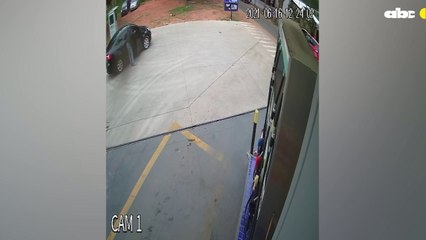 Circuito cerrado del momento en que los extorsionadores se encontraron con la víctima