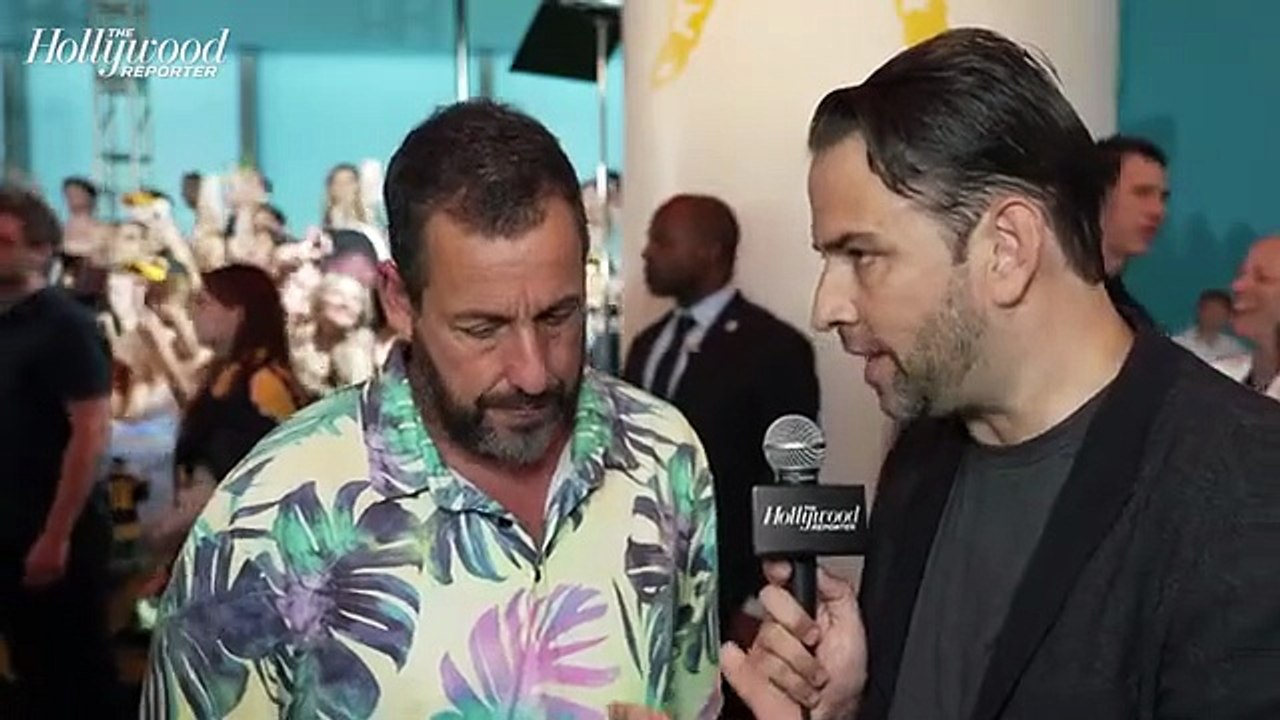 Adam Sandler Talks Putting His Hockey Jersey Back on for 'Happy Gilmore 2': "Tighter Than You Want!" | THR Video