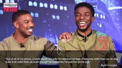 'Black Panther' Director Ryan Coogler Says Chadwick Boseman "Freaked Out" Disney Execs While Filming | THR News Video