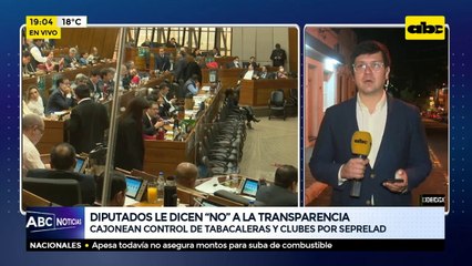 Diputados le dicen “No” a la transparencia: Cajonean control de tabacaleras y clubes por Seprelad
