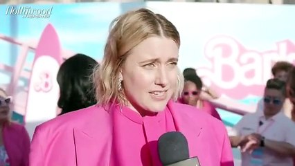 'Barbie' Director Greta Gerwig On Writing The Film & The Attention Over Margot Robbie's Arched Foot | Barbie Red Carpet 2023