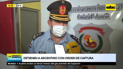 Detienen a argentino con orden de captura