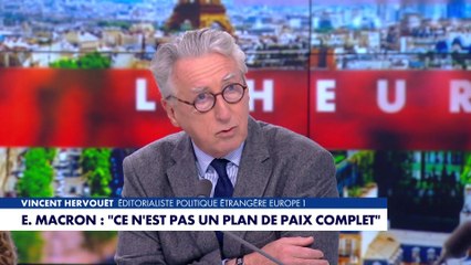Plan de paix en Ukraine : «Le président Macron a fait ce qu’il sait très bien faire, il a servi de coach à Zelensky », explique Vincent Hervouët