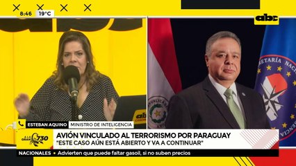 Avión vinculado al terrorismo por Paraguay