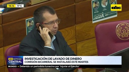 Investigación de lavado de dinero: Comisión bicameral se instalará este martes