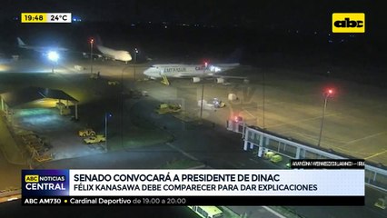 Senado convocará a presidente de DINAC para que de explicaciones sobre avión venezolano - iraní
