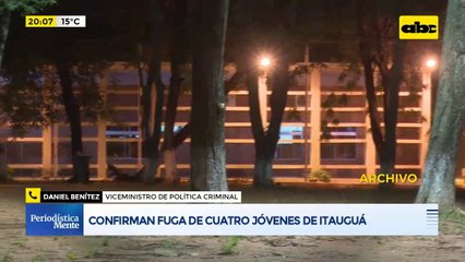 Confirman fuga de cuatro jóvenes de Centro Educativo de Itauguá