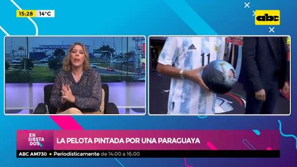 El arte de Lili Cantero se hizo presente en la "Finalissima" entre Argentina vs Italia