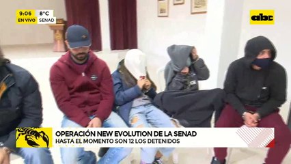 Más de 10 jóvenes detenidos en operativo "New Evolution" de la SENAD