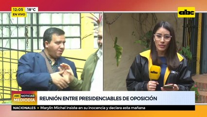 Reunión entre presidenciales de oposición