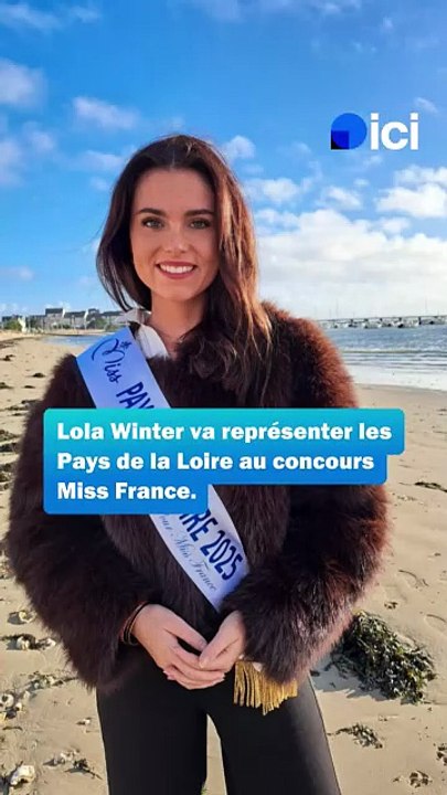 Miss France : Lola Winter, candidate des Pays de la Loire, veut "montrer qu'il faut croire en ses rêves"