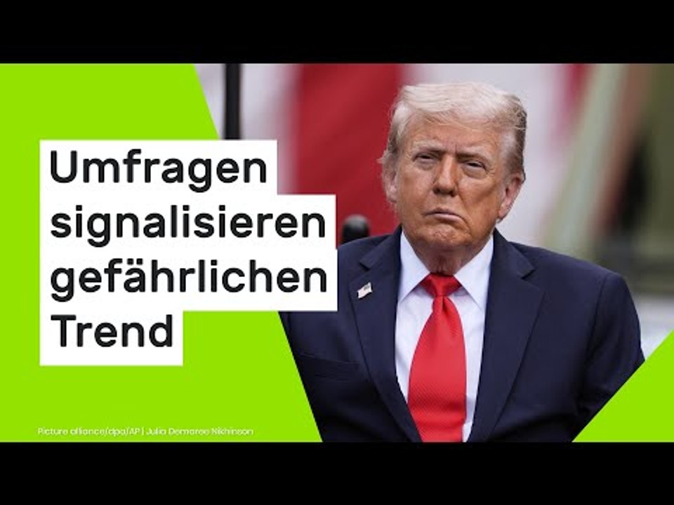 Donald trump: schwache werte, verunsicherte wähler – umfragen signalisieren gefährlichen trend