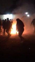 San Juan dijo que no: un auto quedó calcinado a causa de una “pelota tatá” 2