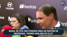 Nadal se cita con Federer para un partido de despedida: "Hemos hablado de ello"