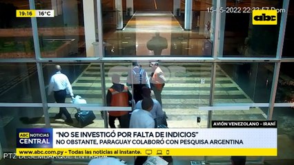 Avión Iraní: No se investigó por falta de indicios