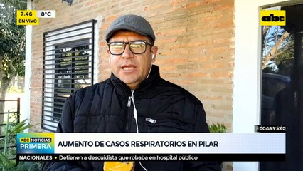 Aumento de casos respiratorios en Pilar
