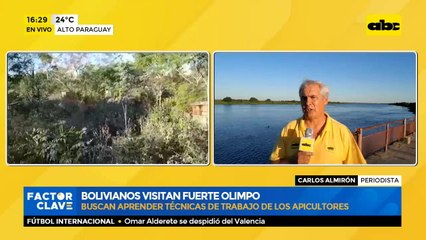 Bolivianos visitan Fuerte Olimpo: Buscan aprender técnicas de trabajo de los apicultores