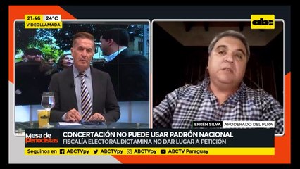 Concertación no puede usar padrón nacional