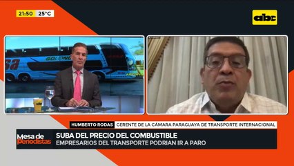 Empresarios del transporte podrían ir a paro