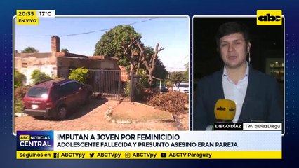 Adolescente fallecida y presunto asesino eran pareja