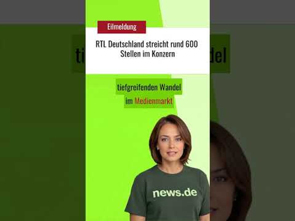 RTL Deutschland streicht rund 600 Stellen im Konzern