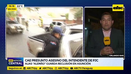 Cae presunto asesino del intendente de PJC
